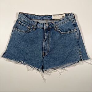 rag & bone Women's Classic Blue‎ Jean Denim Distressed Shorts Size 26